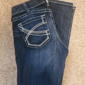 Ariat Women's Dark Blue Boot Cut Jeans